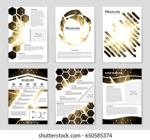 Abstract vector layout background set. For art template design, list, front page, mockup brochure theme style, banner, idea, cover, booklet, print, flyer, book, blank, card, ad, sign, sheet,, a4