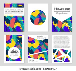 Abstract vector layout background set. For art template design, list, front page, mockup brochure theme style, banner, idea, cover, booklet, print, flyer, book, blank, card, ad, sign, sheet,, a4