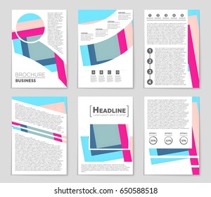 Abstract vector layout background set. For art template design, list, front page, mockup brochure theme style, banner, idea, cover, booklet, print, flyer, book, blank, card, ad, sign, sheet,, a4