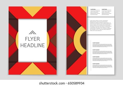 Abstract vector layout background set. For art template design, list, front page, mockup brochure theme style, banner, idea, cover, booklet, print, flyer, book, blank, card, ad, sign, sheet,, a4