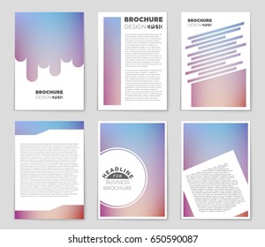 Abstract vector layout background set. For art template design, list, page, mockup brochure theme style, banner, idea, cover, booklet, print, flyer, book, blank, card, ad, sign, sheet,, a4