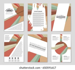 Abstract vector layout background set. For art template design, list, front page, mockup brochure theme style, banner, idea, cover, booklet, print, flyer, book, blank, card, ad, sign, sheet,, a4