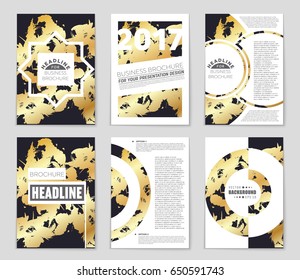 Abstract vector layout background set. For art template design, list, front page, mockup brochure theme style, banner, idea, cover, booklet, print, flyer, book, blank, card, ad, sign, sheet,, a4