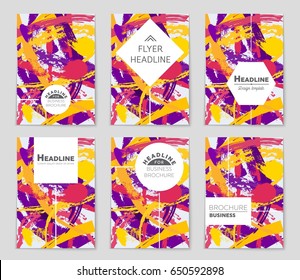 Abstract vector layout background set. For art template design, list, front page, mockup brochure theme style, banner, idea, cover, booklet, print, flyer, book, blank, card, ad, sign, sheet,, a4.