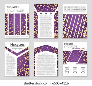 Abstract vector layout background set. For art template design, list, front page, mockup brochure theme style, banner, idea, cover, booklet, print, flyer, book, blank, card, ad, sign, sheet,, a4