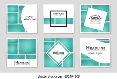 Abstract vector layout background set. For art template design, list, front page, mockup brochure theme style, banner, idea, cover, booklet, print, flyer, book, blank, card, ad, sign, sheet,, a4