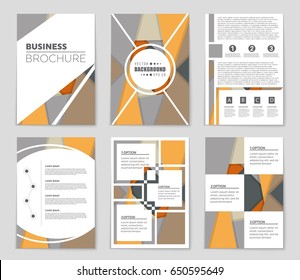 Abstract vector layout background set. For art template design, list, front page, mockup brochure theme style, banner, idea, cover, booklet, print, flyer, book, blank, card, ad, sign, sheet,, a4