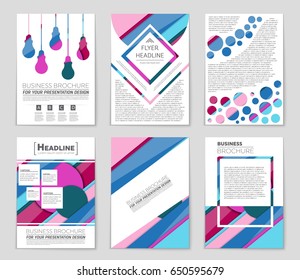 Abstract vector layout background set. For art template design, list, front page, mockup brochure theme style, banner, idea, cover, booklet, print, flyer, book, blank, card, ad, sign, sheet,, a4