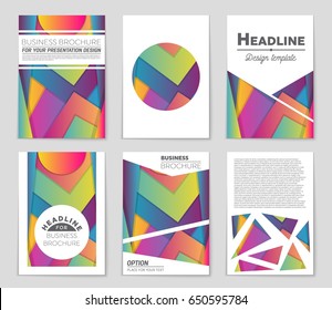 Abstract vector layout background set. For art template design, list, front page, mockup brochure theme style, banner, idea, cover, booklet, print, flyer, book, blank, card, ad, sign, sheet,, a4