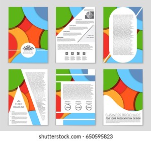 Abstract vector layout background set. For art template design, list, front page, mockup brochure theme style, banner, idea, cover, booklet, print, flyer, book, blank, card, ad, sign, sheet,, a4