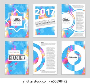Abstract vector layout background set. For art template design, list, front page, mockup brochure theme style, banner, idea, cover, booklet, print, flyer, book, blank, card, ad, sign, sheet,, a4