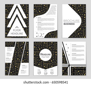 Abstract vector layout background set. For art template design, list, front page, mockup brochure theme style, banner, idea, cover, booklet, print, flyer, book, blank, card, ad, sign, sheet,, a4