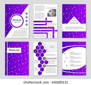 Abstract vector layout background set. For art template design, list, front page, mockup brochure theme style, banner, idea, cover, booklet, print, flyer, book, blank, card, ad, sign, sheet,, a4