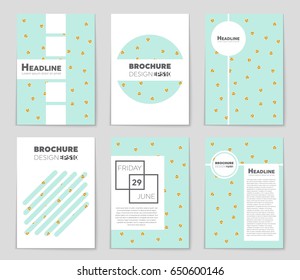 Abstract vector layout background set. For art template design, list, front page, mockup brochure theme style, banner, idea, cover, booklet, print, flyer, book, blank, card, ad, sign, sheet,, a4