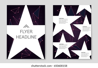 Abstract vector layout background set. For art template design, list, front page, mockup brochure theme style, banner, idea, cover, booklet, print, flyer, book, blank, card, ad, sign, sheet,, a4