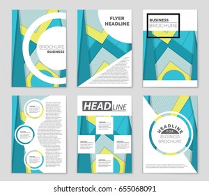Abstract vector layout background set. For art template design, list, front page, mockup brochure theme style, banner, idea, cover, booklet, print, flyer, book, blank, card, ad, sign, sheet,, a4