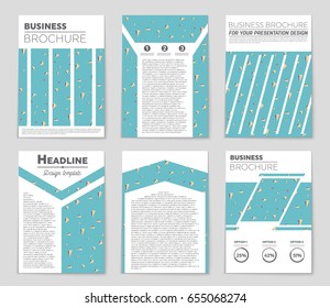 Abstract vector layout background set. For art template design, list, front page, mockup brochure theme style, banner, idea, cover, booklet, print, flyer, book, blank, card, ad, sign, sheet,, a4