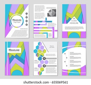 Abstract vector layout background set. For art template design, list, front page, mockup brochure theme style, banner, idea, cover, booklet, print, flyer, book, blank, card, ad, sign, sheet,, a4