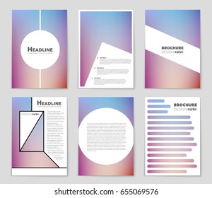 Abstract vector layout background set. For art template design, list, page, mockup brochure theme style, banner, idea, cover, booklet, print, flyer, book, blank, card, ad, sign, sheet,, a4