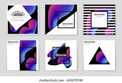 Abstract vector layout background set. For art template design, list, front page, mockup brochure theme style, banner, idea, cover, booklet, print, flyer, book, blank, card, ad, sign, sheet,, a4