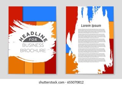 Abstract vector layout background set. For art template design, list, front page, mockup brochure theme style, banner, idea, cover, booklet, print, flyer, book, blank, card, ad, sign, sheet,, a4