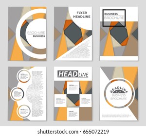 Abstract vector layout background set. For art template design, list, front page, mockup brochure theme style, banner, idea, cover, booklet, print, flyer, book, blank, card, ad, sign, sheet,, a4