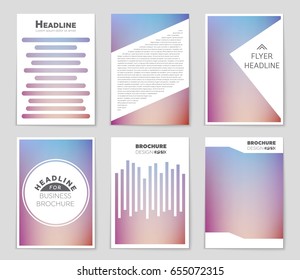 Abstract vector layout background set. For art template design, list, page, mockup brochure theme style, banner, idea, cover, booklet, print, flyer, book, blank, card, ad, sign, sheet,, a4