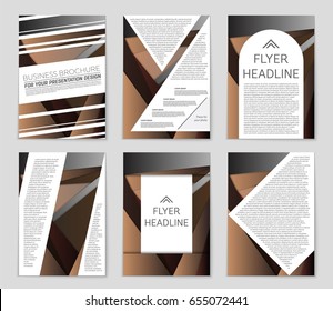 Abstract vector layout background set. For art template design, list, front page, mockup brochure theme style, banner, idea, cover, booklet, print, flyer, book, blank, card, ad, sign, sheet,, a4