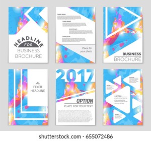 Abstract vector layout background set. For art template design, list, front page, mockup brochure theme style, banner, idea, cover, booklet, print, flyer, book, blank, card, ad, sign, sheet,, a4