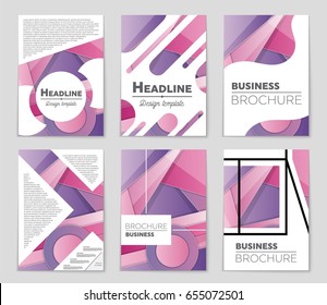 Abstract vector layout background set. For art template design, list, front page, mockup brochure theme style, banner, idea, cover, booklet, print, flyer, book, blank, card, ad, sign, sheet,, a4