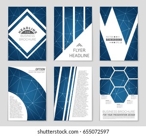 Abstract vector layout background set. For art template design, list, front page, mockup brochure theme style, banner, idea, cover, booklet, print, flyer, book, blank, card, ad, sign, sheet,, a4