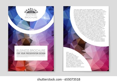 Abstract vector layout background set. For art template design, list, page, mockup brochure theme style, banner, idea, cover, booklet, print, flyer, book, blank, card, ad, sign, sheet,, a4.