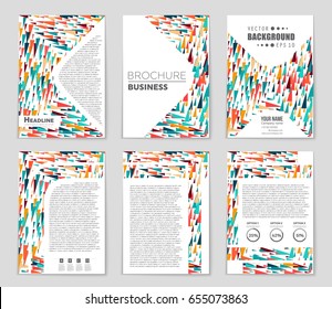 Abstract vector layout background set. For art template design, list, front page, mockup brochure theme style, banner, idea, cover, booklet, print, flyer, book, blank, card, ad, sign, sheet,, a4