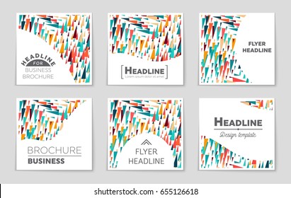 Abstract vector layout background set. For art template design, list, front page, mockup brochure theme style, banner, idea, cover, booklet, print, flyer, book, blank, card, ad, sign, sheet,, a4