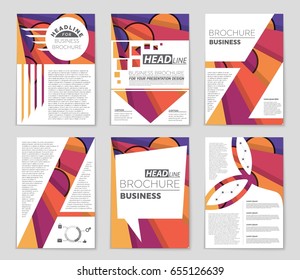 Abstract vector layout background set. For art template design, list, front page, mockup brochure theme style, banner, idea, cover, booklet, print, flyer, book, blank, card, ad, sign, sheet,, a4