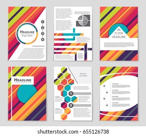 Abstract vector layout background set. For art template design, list, front page, mockup brochure theme style, banner, idea, cover, booklet, print, flyer, book, blank, card, ad, sign, sheet,, a4