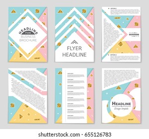 Abstract vector layout background set. For art template design, list, front page, mockup brochure theme style, banner, idea, cover, booklet, print, flyer, book, blank, card, ad, sign, sheet,, a4