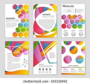 Abstract vector layout background set. For art template design, list, front page, mockup brochure theme style, banner, idea, cover, booklet, print, flyer, book, blank, card, ad, sign, sheet,, a4