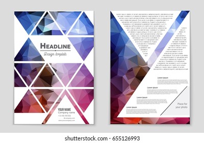 Abstract vector layout background set. For art template design, list, page, mockup brochure theme style, banner, idea, cover, booklet, print, flyer, book, blank, card, ad, sign, sheet,, a4.