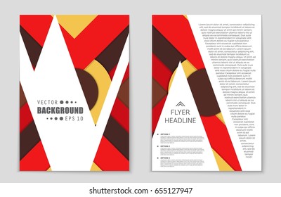 Abstract vector layout background set. For art template design, list, front page, mockup brochure theme style, banner, idea, cover, booklet, print, flyer, book, blank, card, ad, sign, sheet,, a4