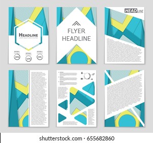Abstract vector layout background set. For art template design, list, front page, mockup brochure theme style, banner, idea, cover, booklet, print, flyer, book, blank, card, ad, sign, sheet,, a4