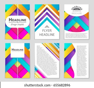 Abstract vector layout background set. For art template design, list, front page, mockup brochure theme style, banner, idea, cover, booklet, print, flyer, book, blank, card, ad, sign, sheet,, a4