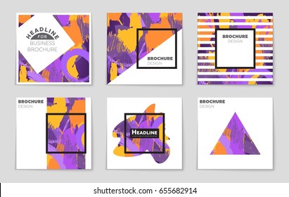 Abstract vector layout background set. For art template design, list, front page, mockup brochure theme style, banner, idea, cover, booklet, print, flyer, book, blank, card, ad, sign, sheet,, a4.