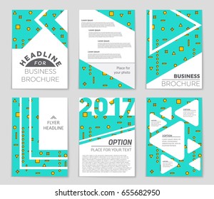 Abstract vector layout background set. For art template design, list, front page, mockup brochure theme style, banner, idea, cover, booklet, print, flyer, book, blank, card, ad, sign, sheet,, a4