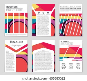 Abstract vector layout background set. For art template design, list, front page, mockup brochure theme style, banner, idea, cover, booklet, print, flyer, book, blank, card, ad, sign, sheet,, a4