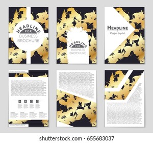 Abstract vector layout background set. For art template design, list, front page, mockup brochure theme style, banner, idea, cover, booklet, print, flyer, book, blank, card, ad, sign, sheet,, a4