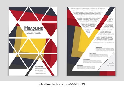 Abstract vector layout background set. For art template design, list, front page, mockup brochure theme style, banner, idea, cover, booklet, print, flyer, book, blank, card, ad, sign, sheet,, a4