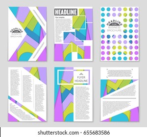 Abstract vector layout background set. For art template design, list, front page, mockup brochure theme style, banner, idea, cover, booklet, print, flyer, book, blank, card, ad, sign, sheet,, a4