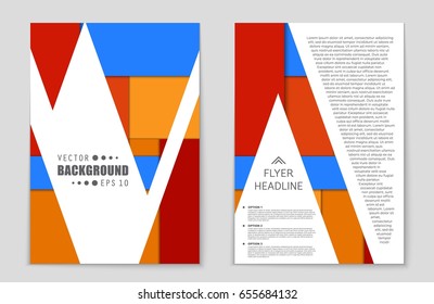 Abstract vector layout background set. For art template design, list, front page, mockup brochure theme style, banner, idea, cover, booklet, print, flyer, book, blank, card, ad, sign, sheet,, a4