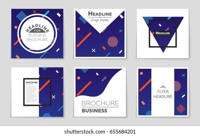 Abstract vector layout background set. For art template design, list, front page, mockup brochure theme style, banner, idea, cover, booklet, print, flyer, book, blank, card, ad, sign, sheet,, a4